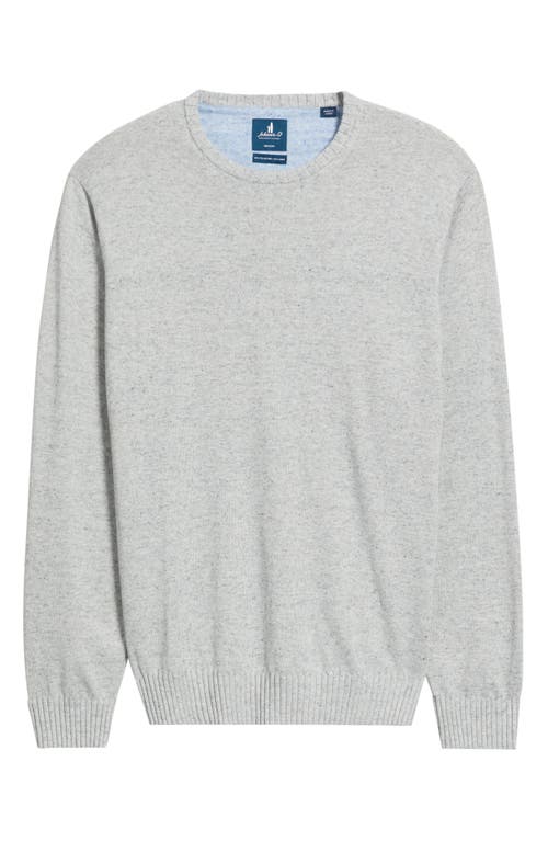 Johnnie-o Albus Neppy Crewneck Sweater In Gray