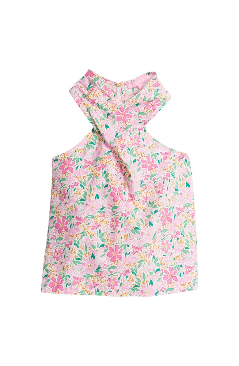BISBY Kids' Floral Scarf Top, Main, color, 