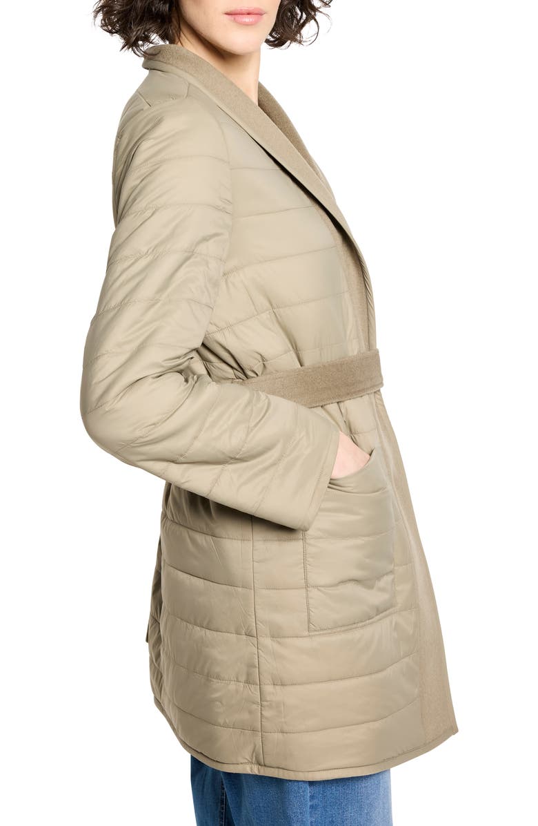 NIC+ZOE Reversible Belted Coat, Alternate, color, Pewter