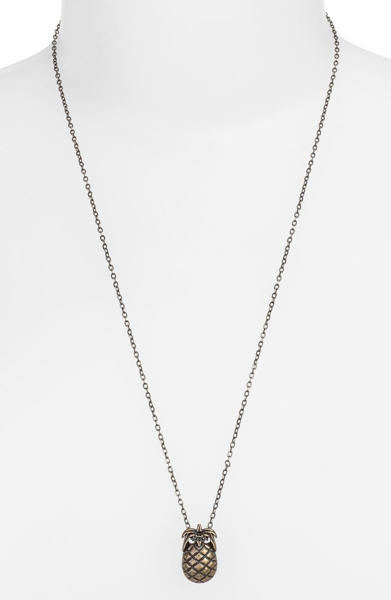 Maison Scotch Pineapple Pendant Necklace, Alternate, color, 