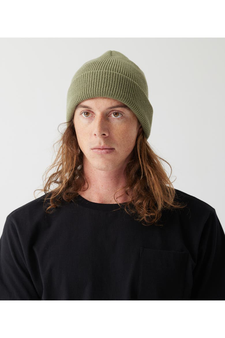 Ribbed Beanie, Main, color, Army
