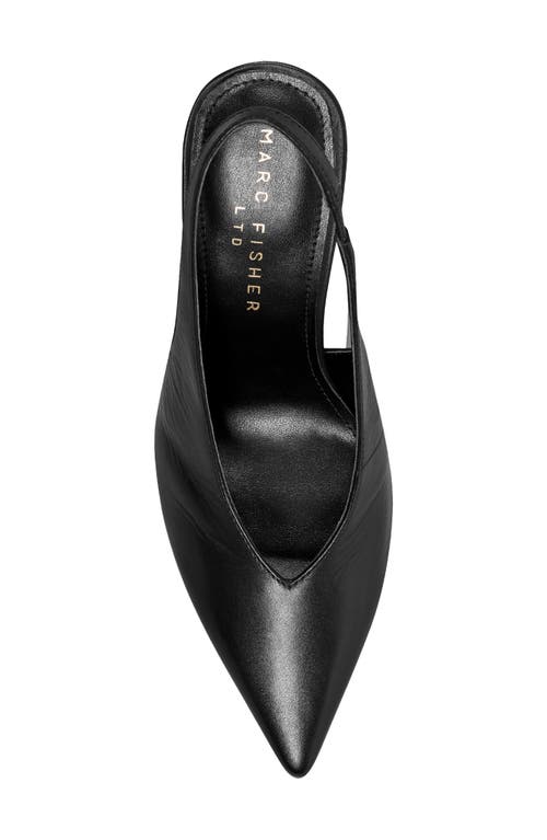 Marc Fisher Ltd Esther Slingback Pointed Toe Pump In Black