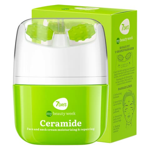 Face moisturizer with Ceramide for Moisturizing & Barrier repairing with 3D Massage Applicator (travel size)