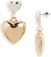 Nordstrom Puffy Heart Drop Earrings