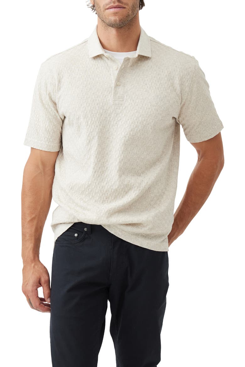 Huntsbury Texture Polo, Main, color, ECRU