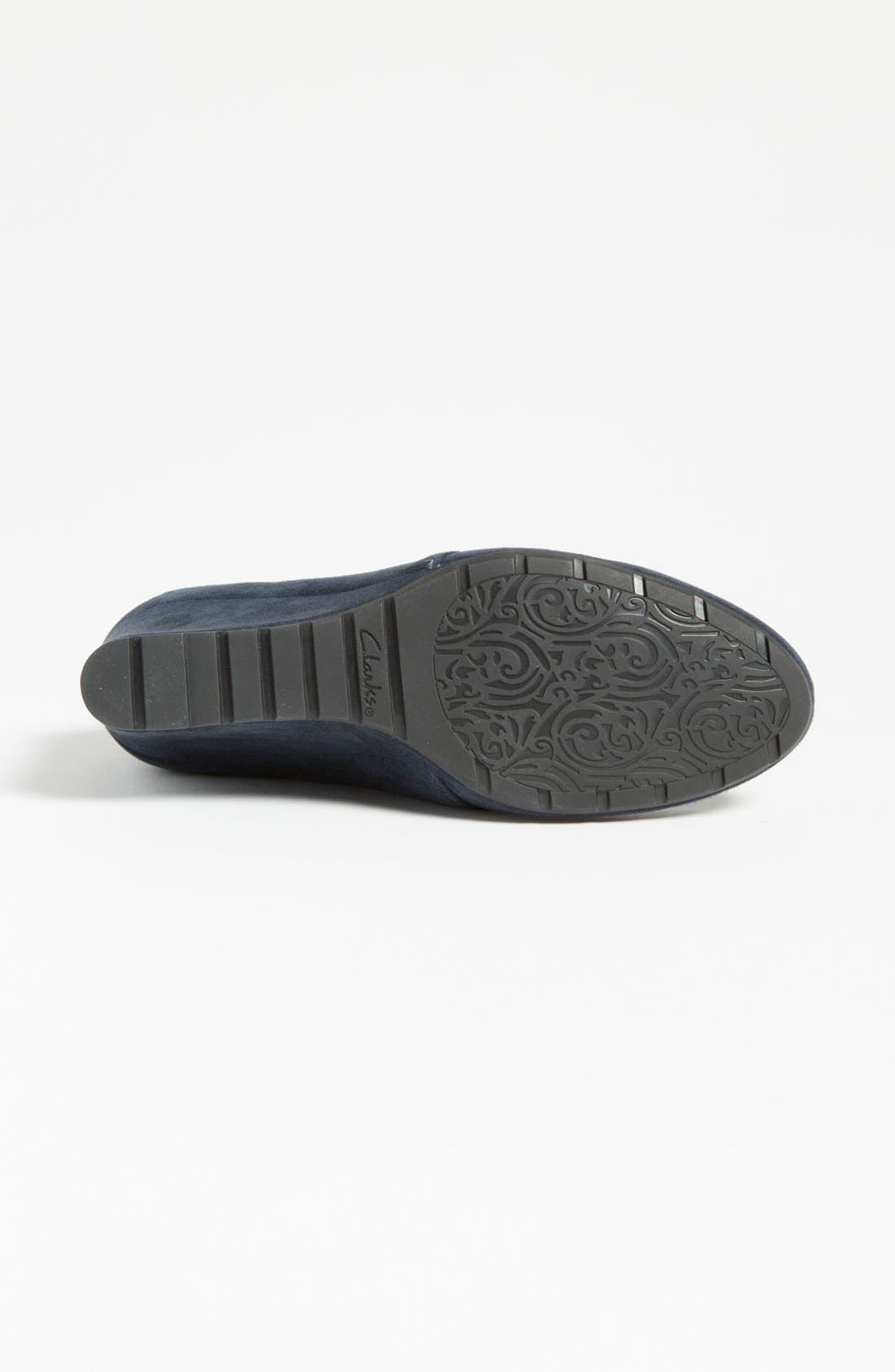 'Rosepoint Dew' Bootie, Alternate, color, NAVY SUEDE