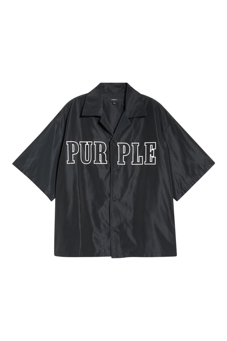Everyday Camp Shirt, Alternate, color, BLACK