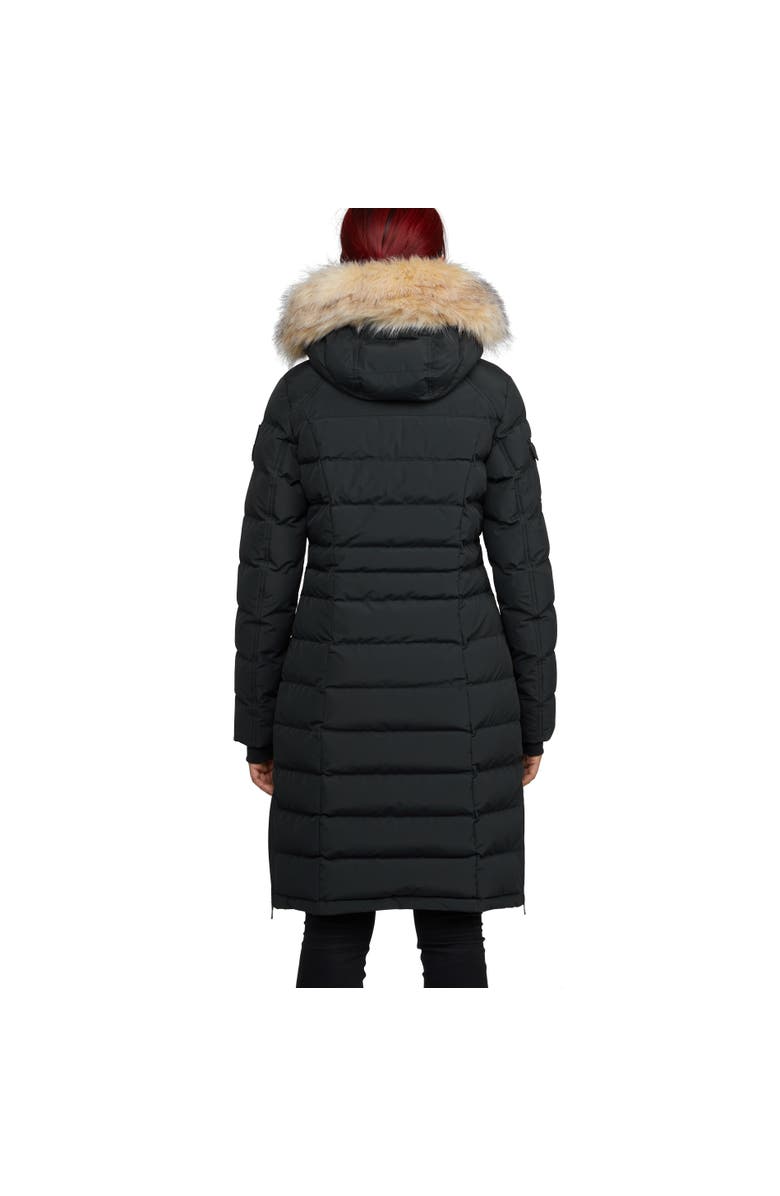 Pajar Venice Long Puffer with Removable Faux Fur Trim, Alternate, color,