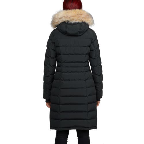 PAJAR PAJAR VENICE LONG PUFFER WITH REMOVABLE FAUX FUR TRIM