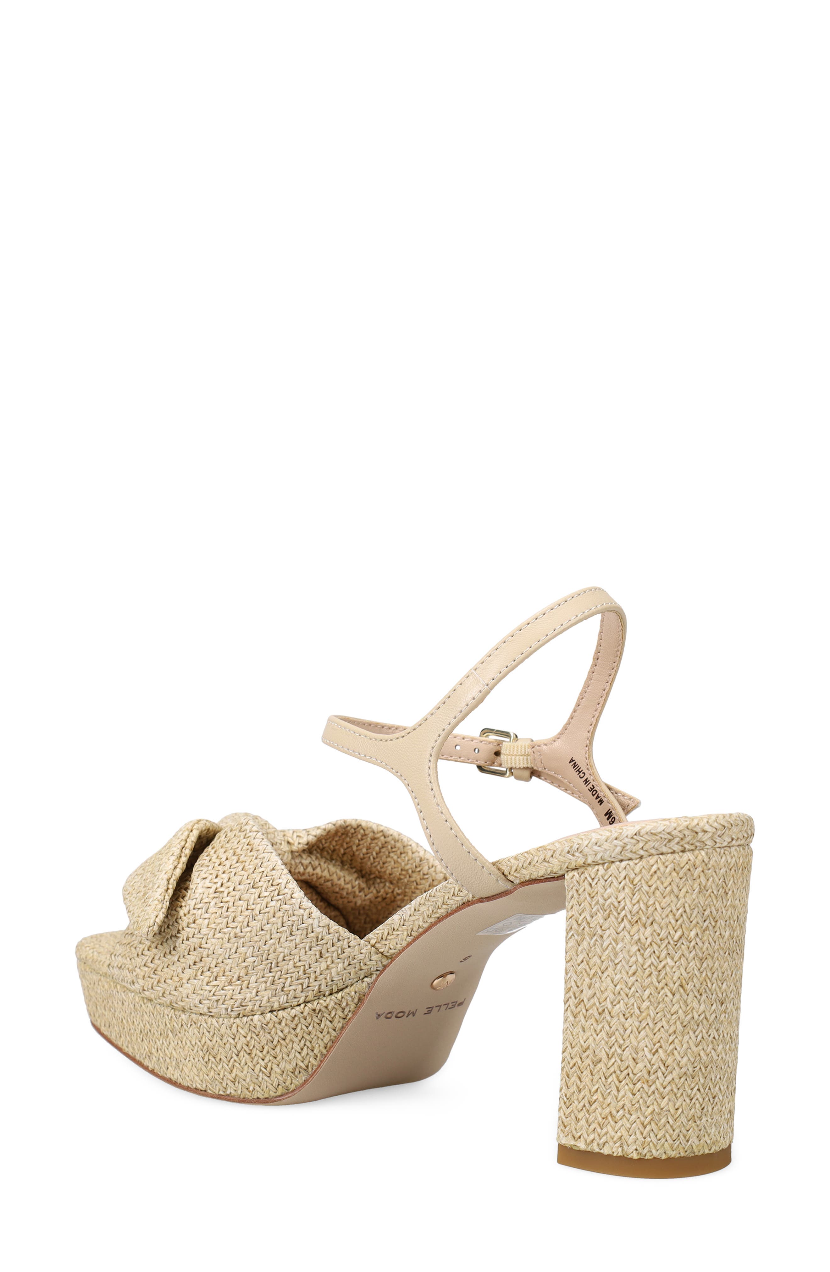 Penni Ankle Strap Platform Sandal, Alternate, color, NATURAL