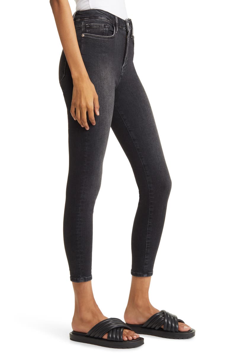 FRAME Le One High Waist Crop Skinny Jeans, Alternate, color,