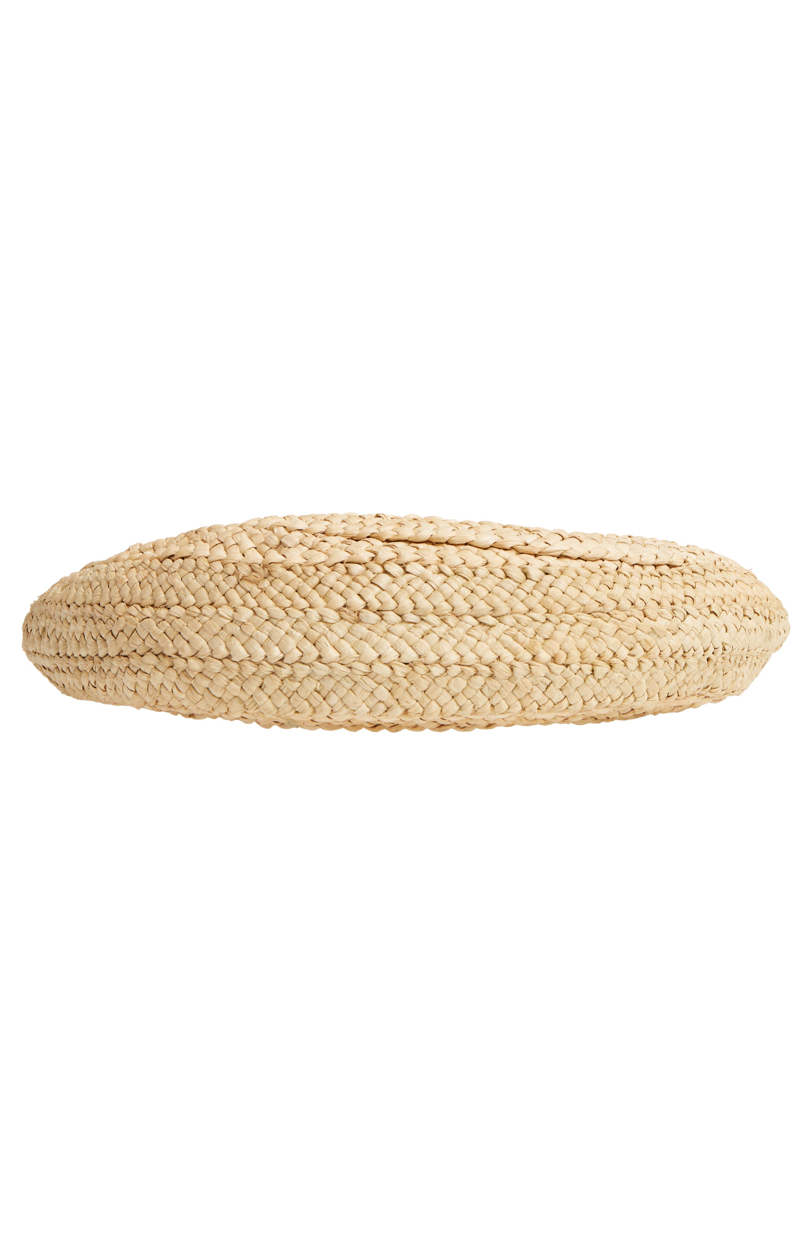 Circle Straw Tote, Alternate, color, NATURAL
