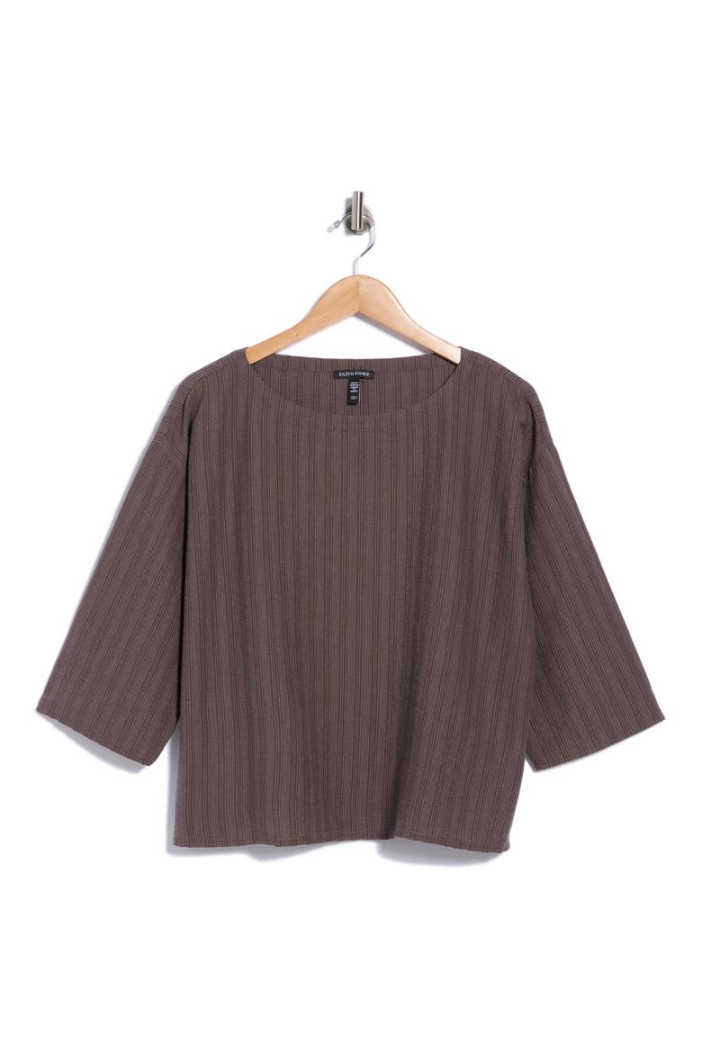 Bateau Neck Boxy Top, Main, color, RYE