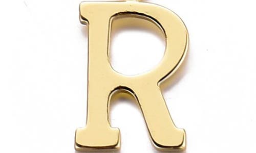 Adornia 14k Gold Plated Tennis Bracelet With Initial Charm In Gold