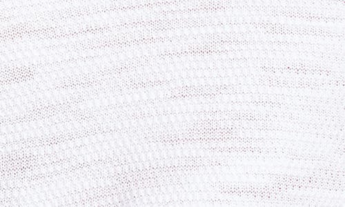Nic + Zoe Nic+zoe Breezy Textures Cotton Blend Sweater In Paper White
