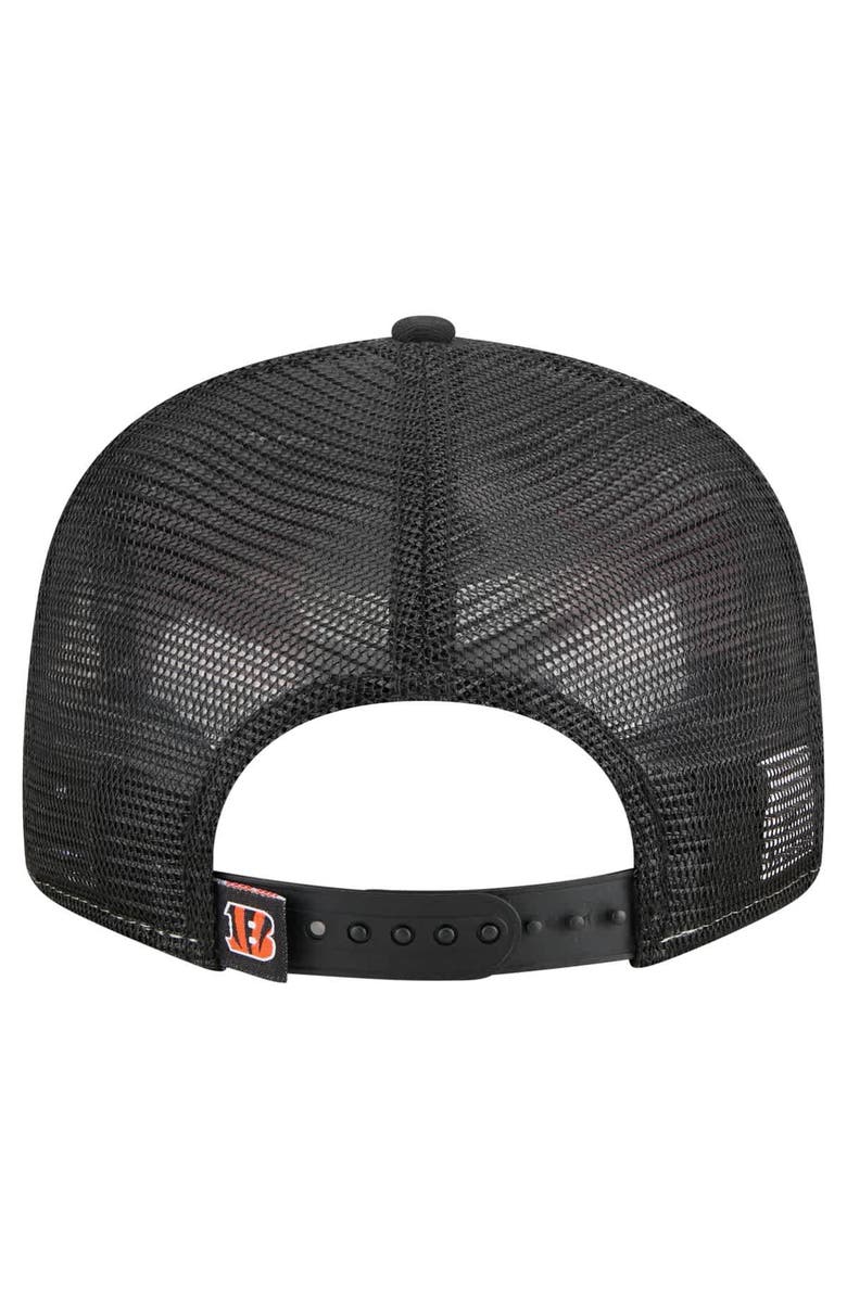 New Era Men's New Era Orange/Black Cincinnati Bengals Outdoor Split Panel 9FIFTY Snapback Hat, Alternate, color, Orange