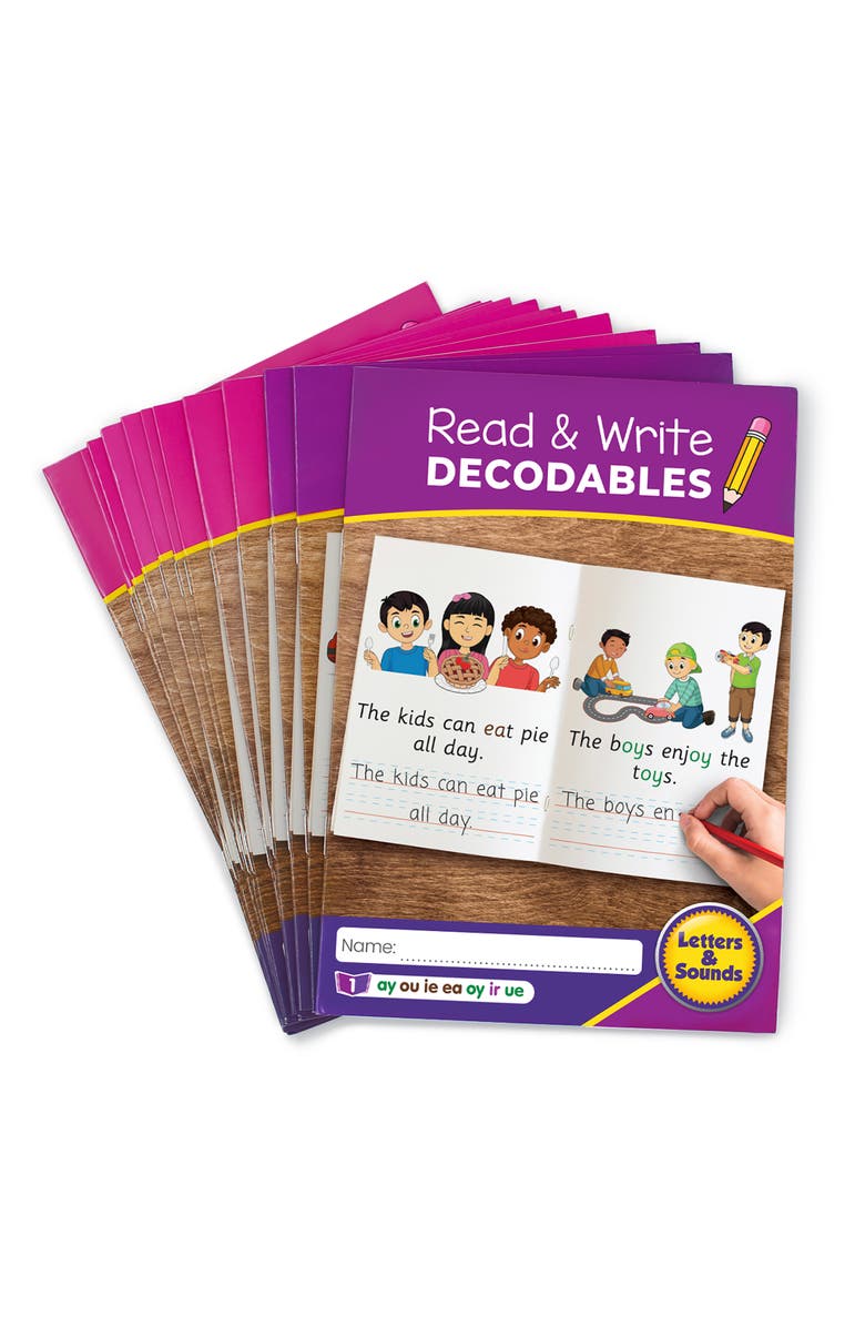 Junior Learning Read & Write Decodables Set B The Science of Reading, Alternate, color, Multicolored