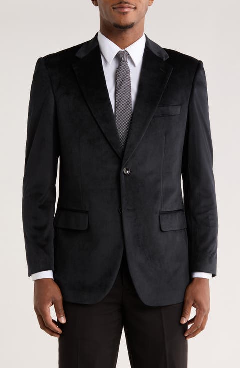Velvet Two-Button Sport Coat