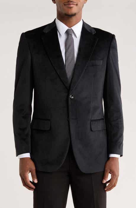 ZEGARIE Velvet Two-Button Sport Coat