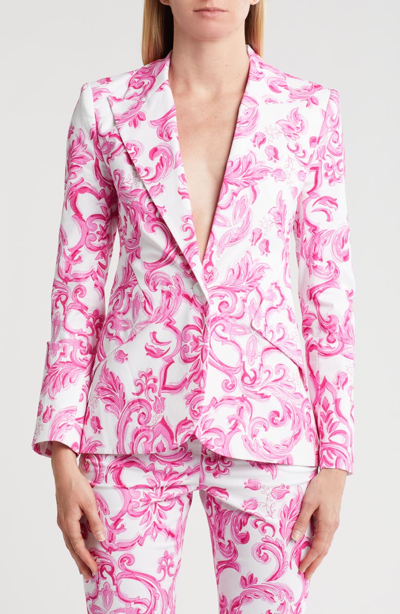 L'AGENCE Chamberlain Single Button Blazer, Main, color,