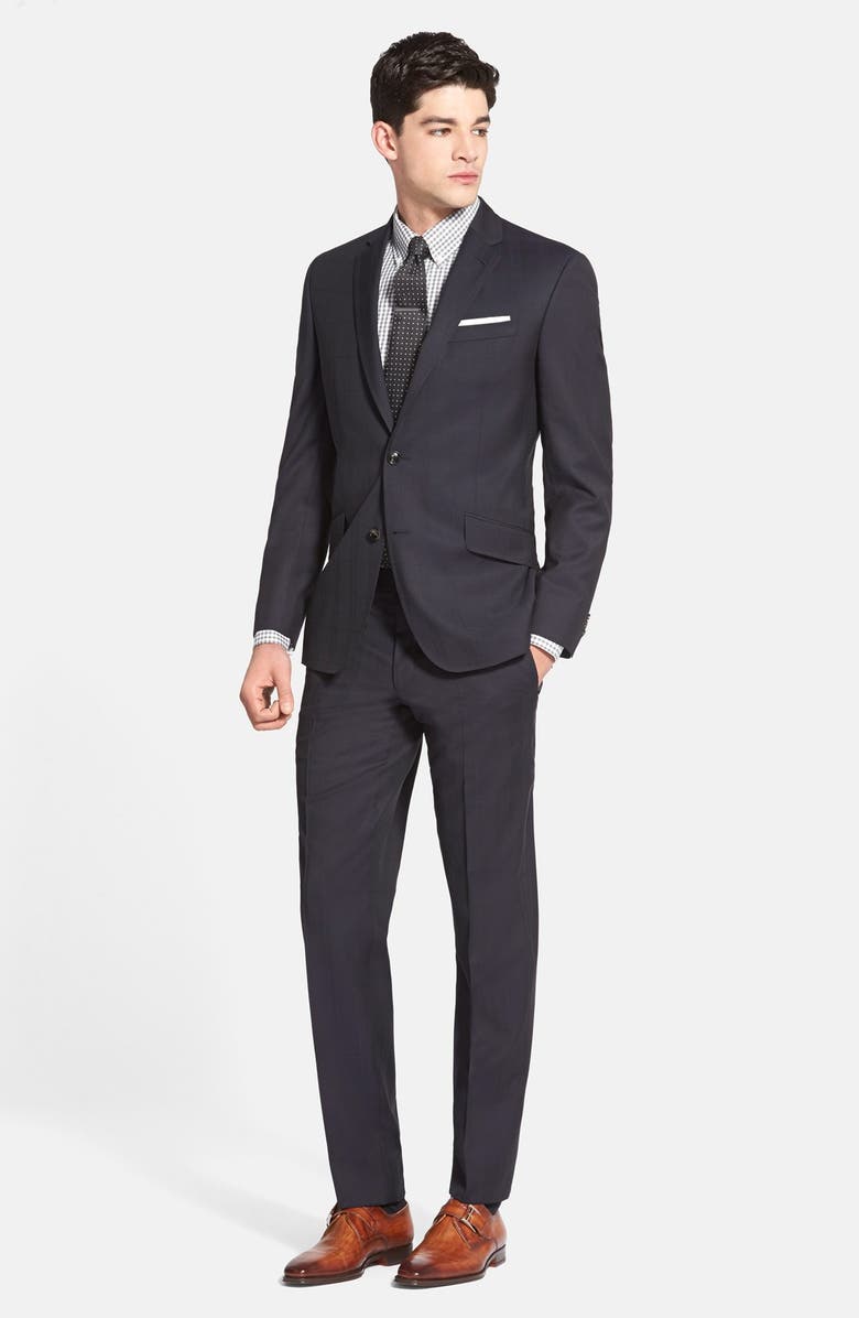 Ted Baker London 'Jones' Trim Fit Plaid Wool Suit, Alternate, color,