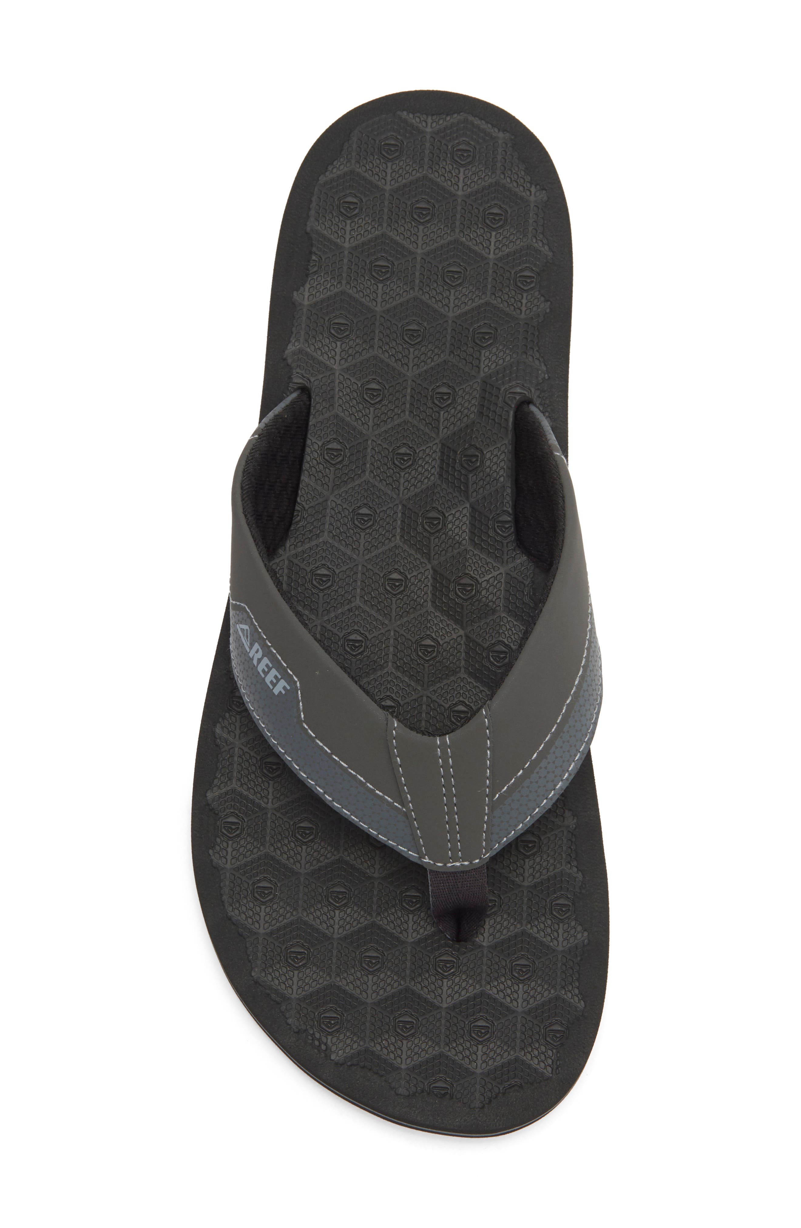 Reef The Ripper Flip Flop, Alternate, color, Dark Grey