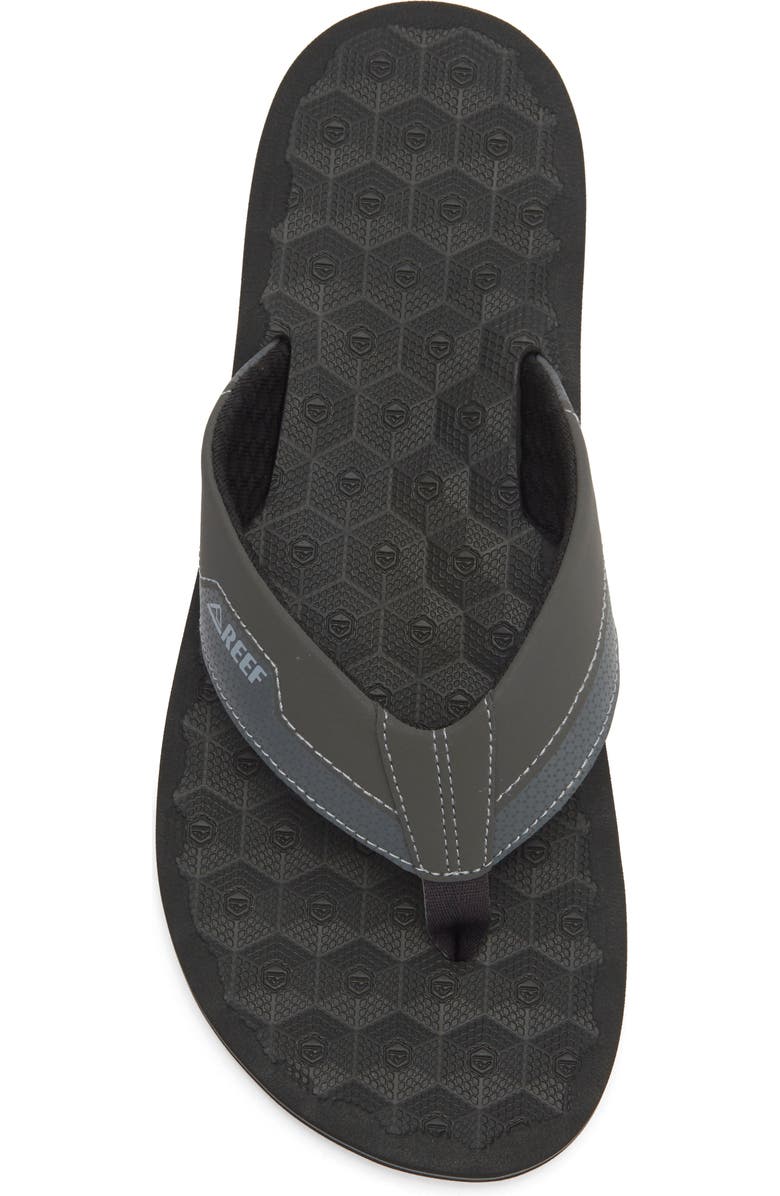 Reef The Ripper Flip Flop, Alternate, color, Dark Grey
