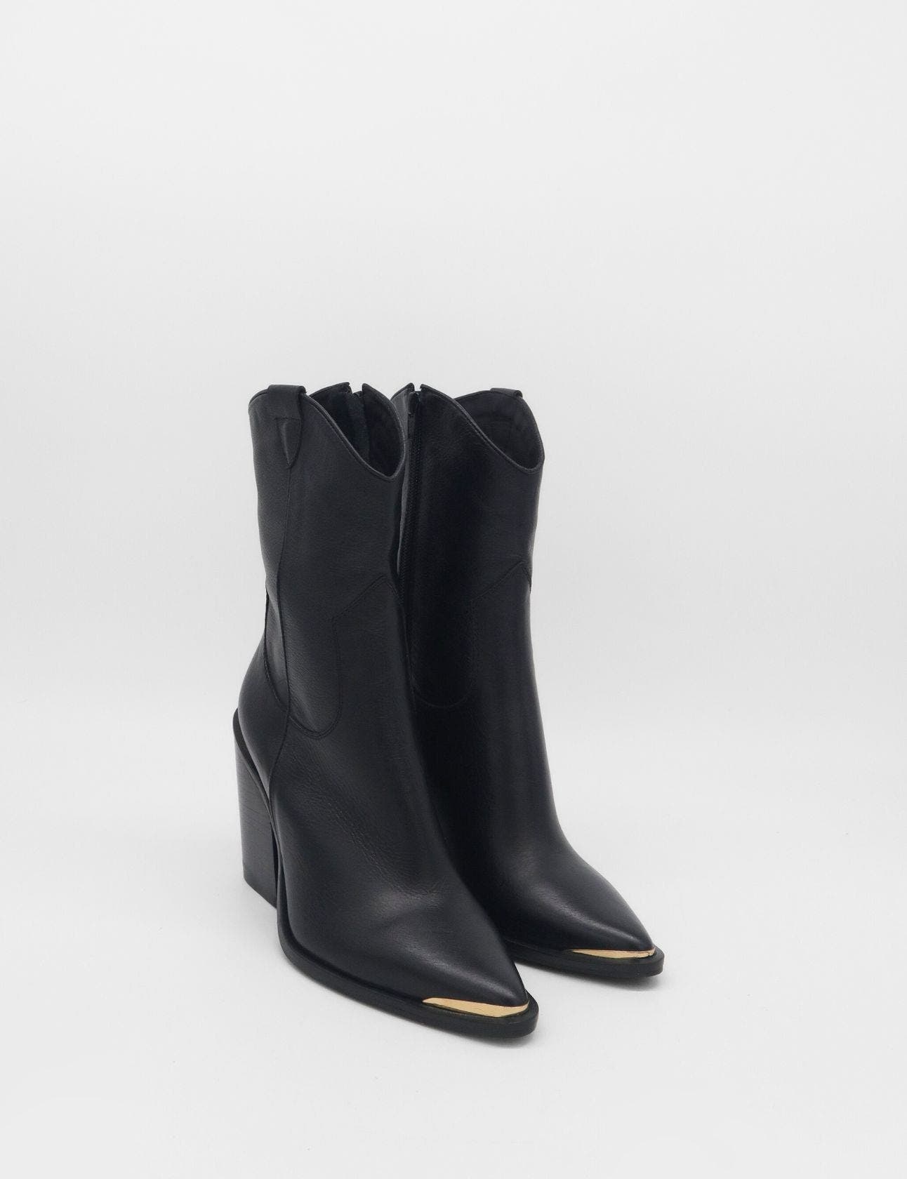 STIVALI NEW YORK Western Cowboy Boots, Alternate, color, Black