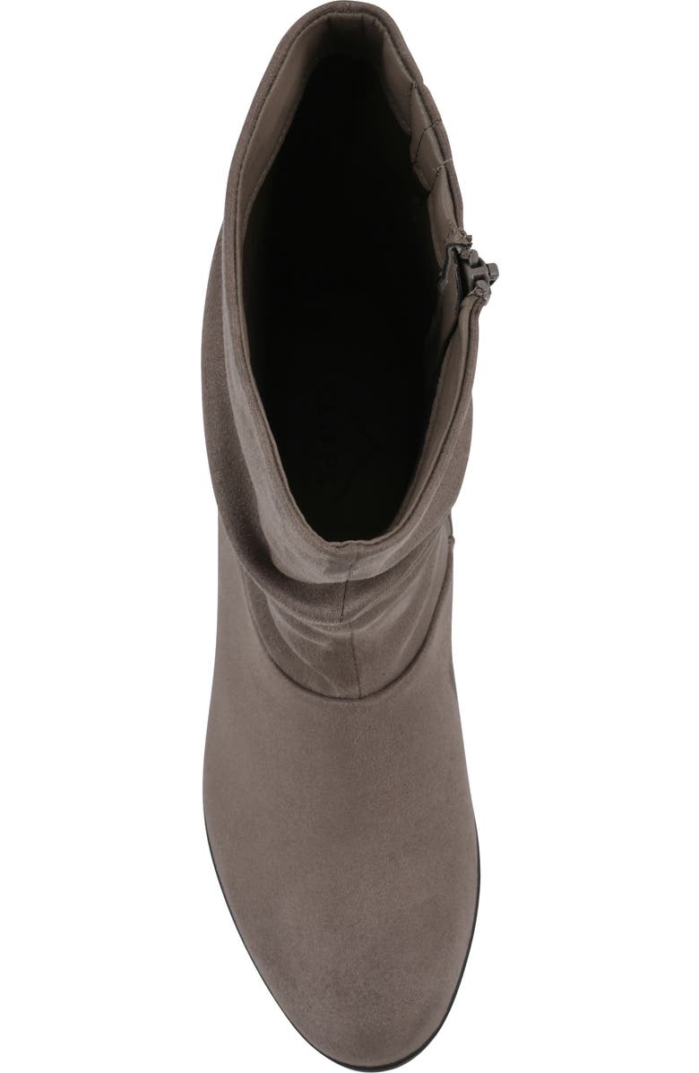 CLIFFS BY WHITE MOUNTAIN Angelie Slouch Boot, Alternate, color, Stone Fabric