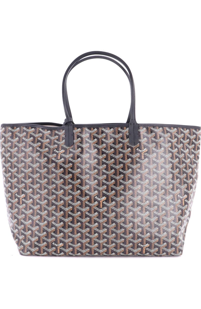 Pre-Owned Goyard Saint Louis Tote Coated Canvas PM, Alternate, color, Black
