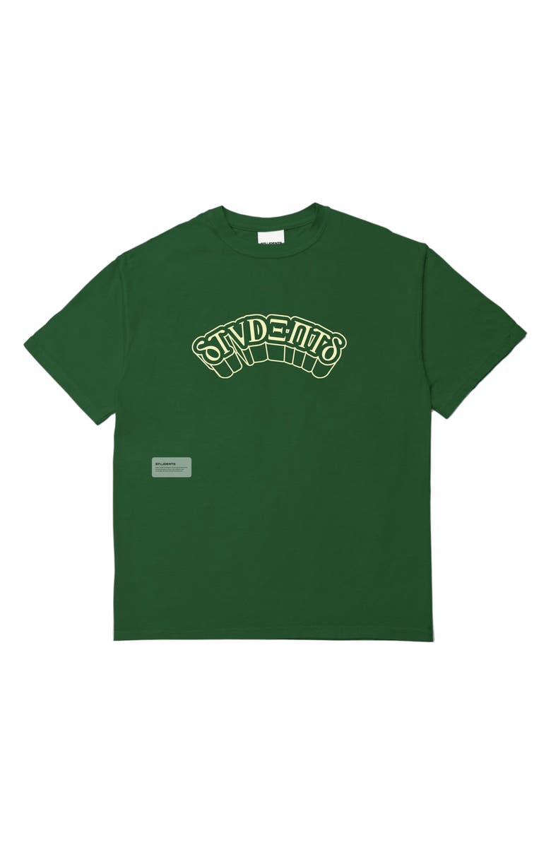 STUDENTS Fraternity Graphic T-Shirt, Main, color, Green