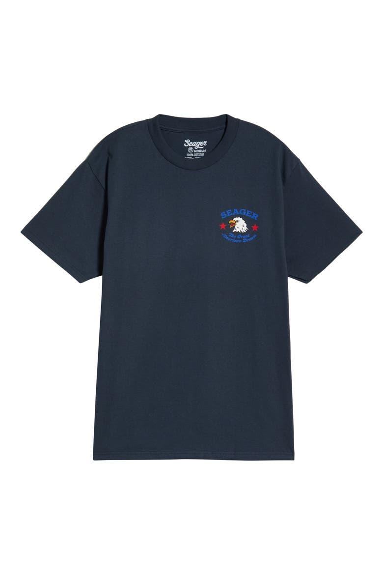 Great American Dream Cotton Graphic T-Shirt, Alternate, color, NAVY