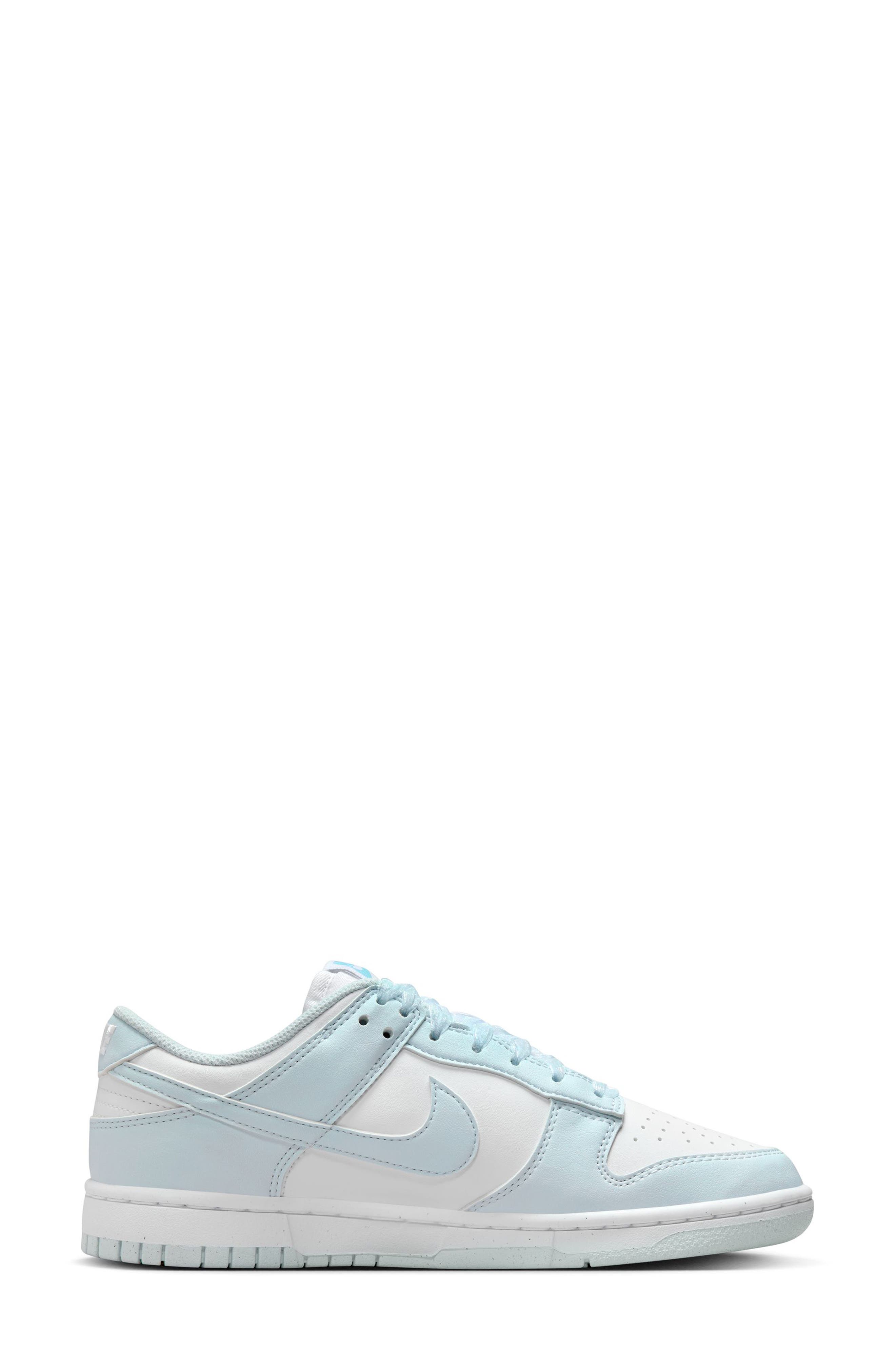 Dunk Low Next Nature Sneaker, Alternate, color, WHITE/ BLUE TINT