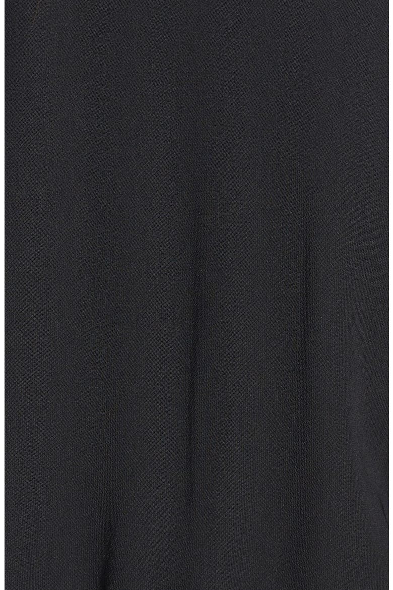 Roll Sleeve Skater Skirt, Alternate, color, BLACK