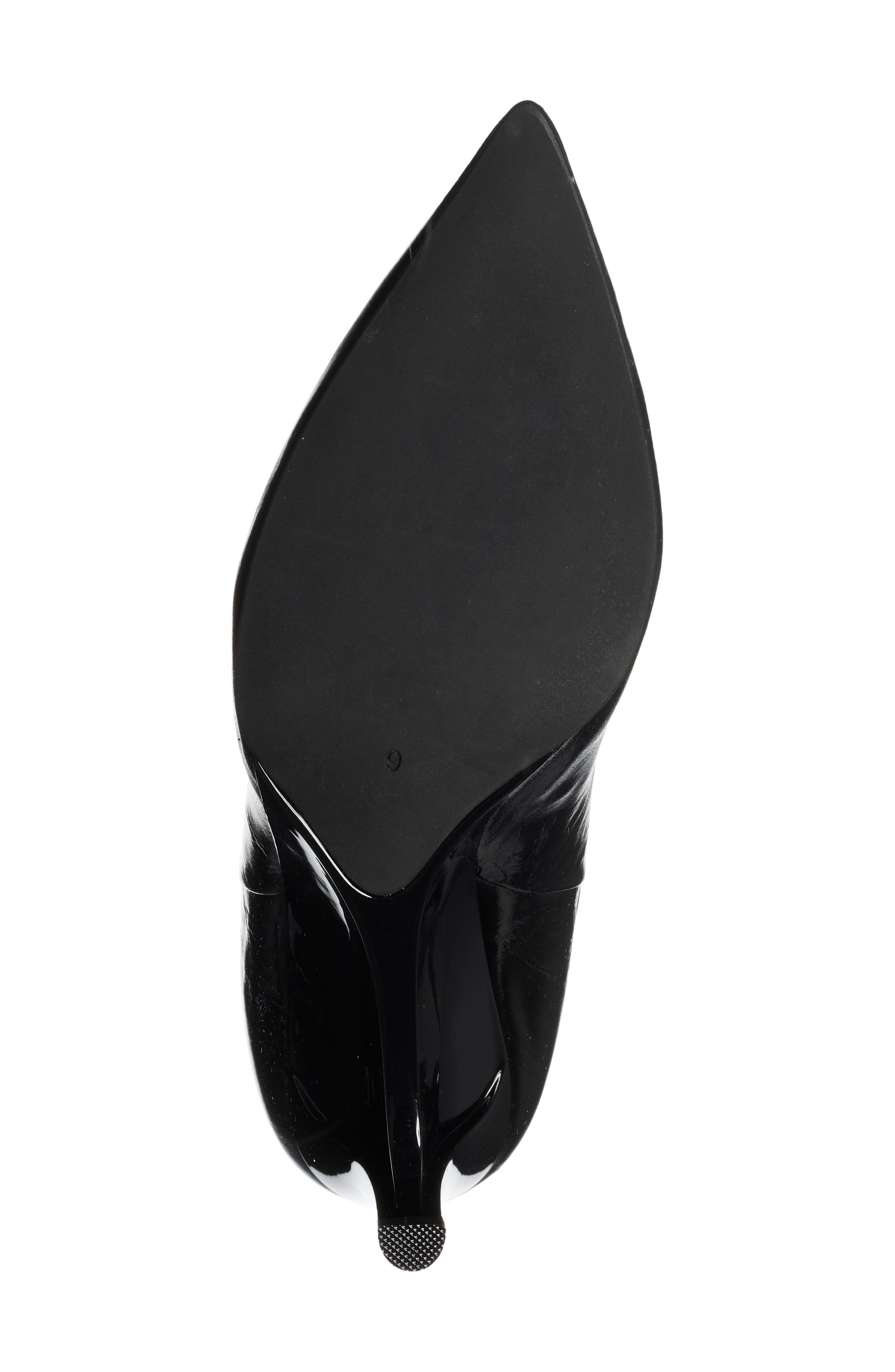 Wilda Leather Bootie, Alternate, color, BLACK CRINKLE