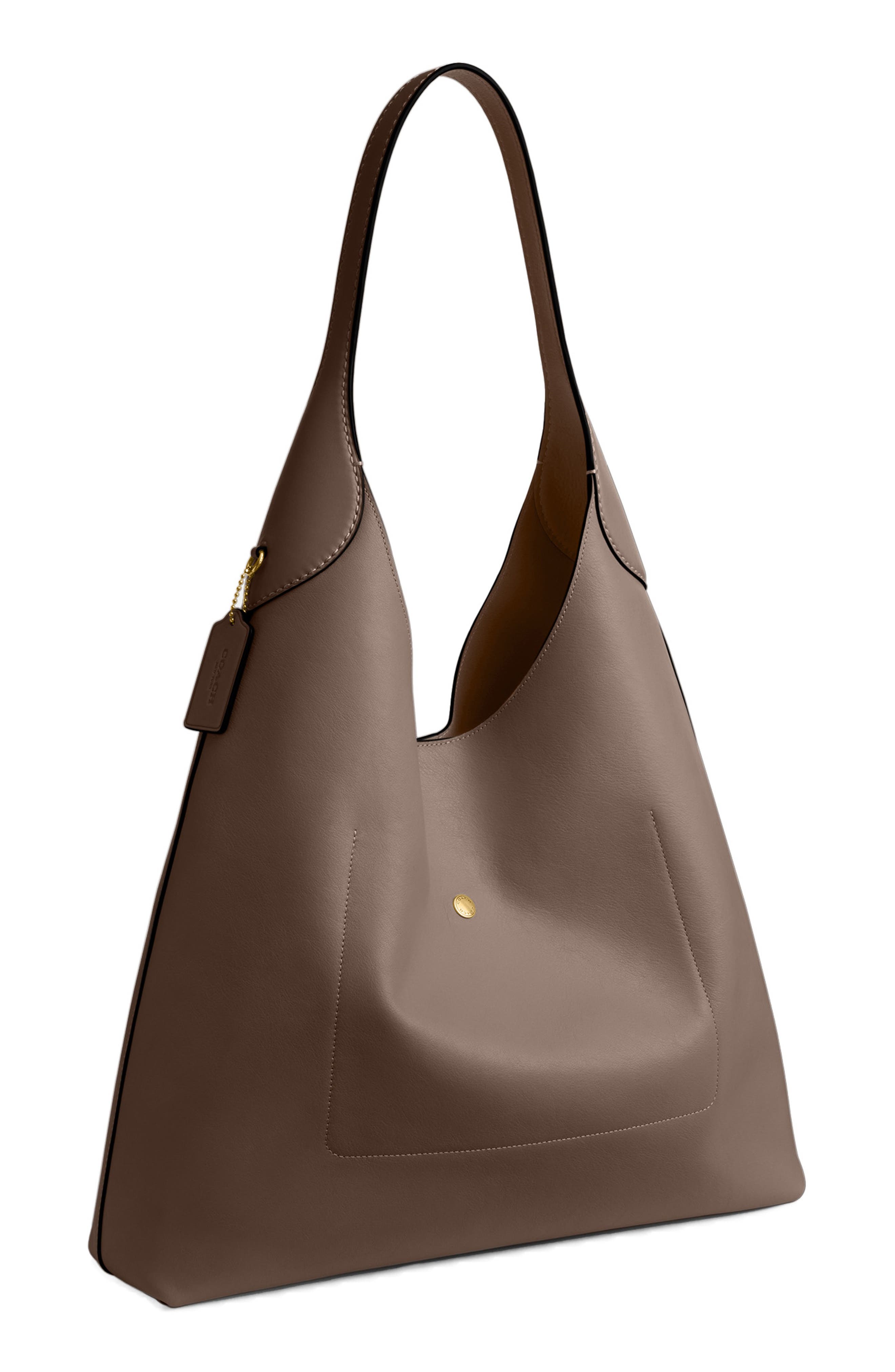 COACH Brooklyn 39 Shoulder Bag, Alternate, color, Dark Stone