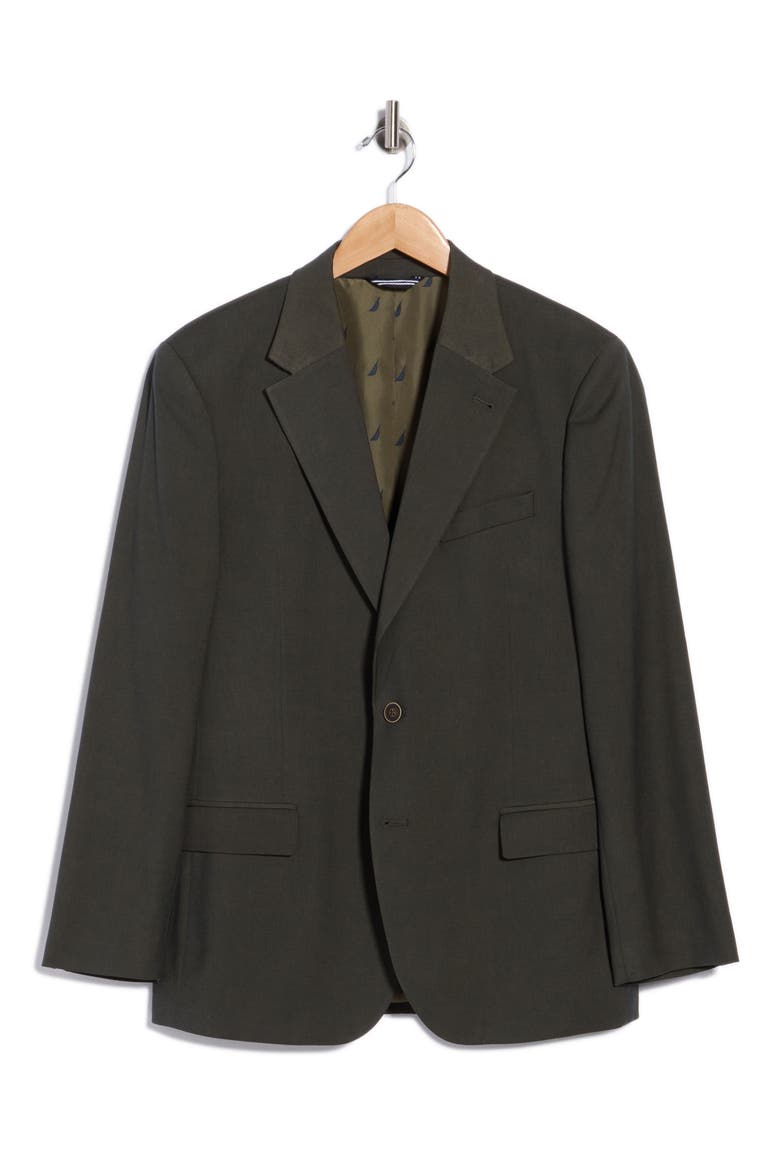 Stretch Suit Jacket, Main, color, GREEN