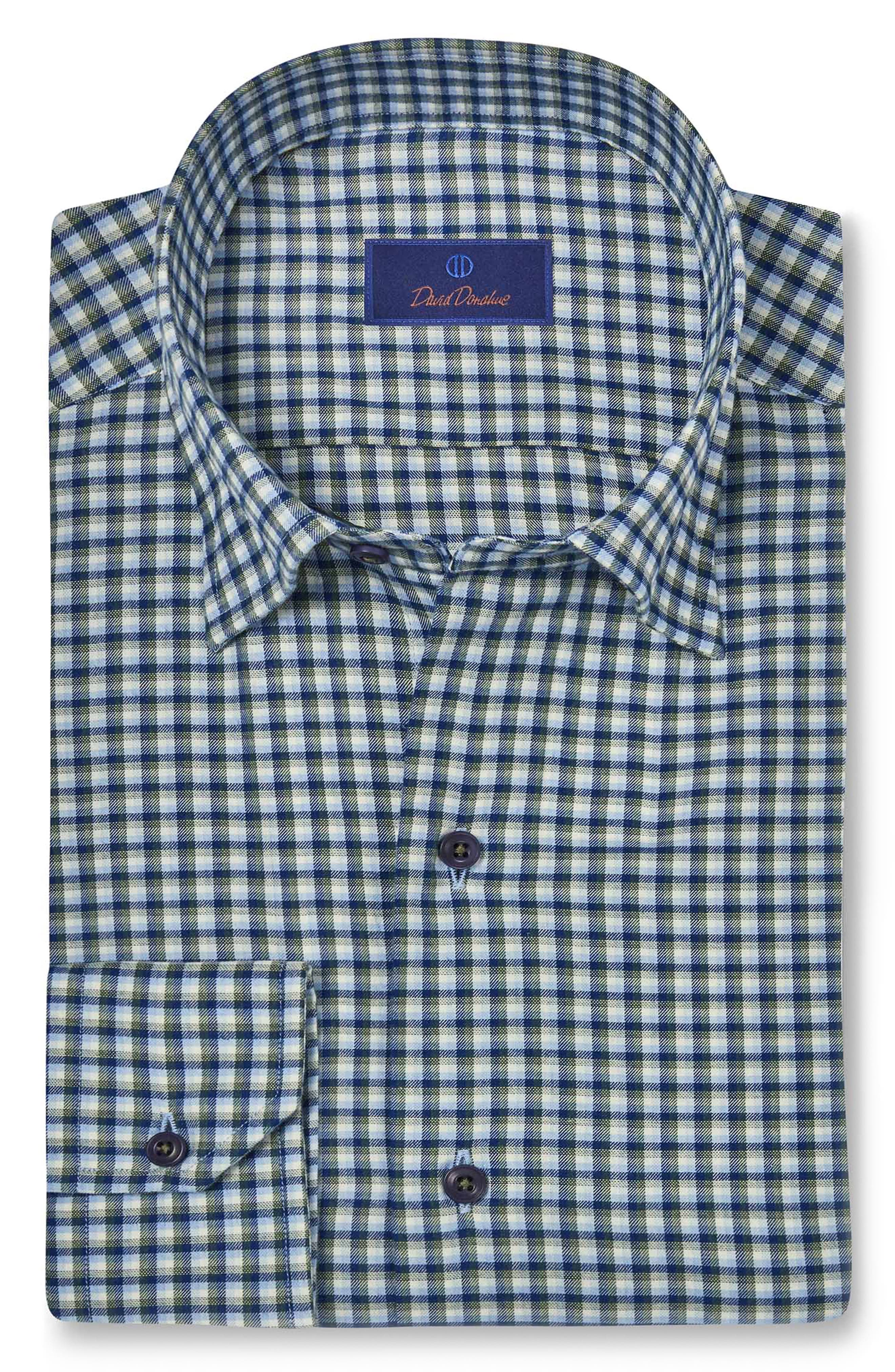Grid Cotton Sport Shirt
