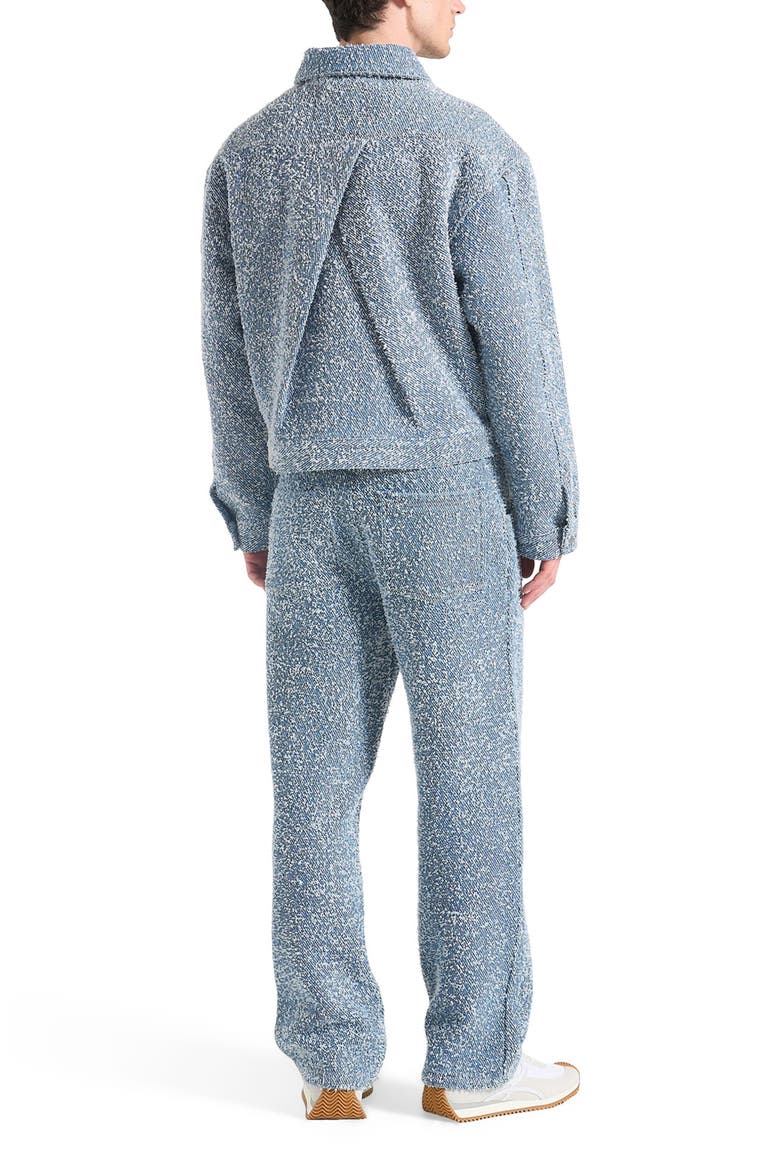 Damien Boucle Jacket with Back Pleat, Alternate, color, Blue