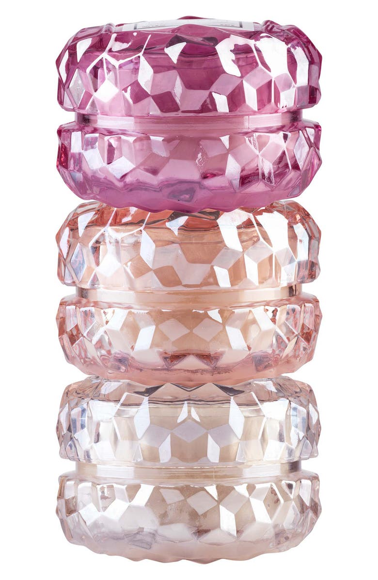 Voluspa The Pink Roses Macaron Candle Trio Gift Set, Alternate, color, 