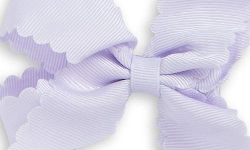 Capelli New York Kids' Assorted 4-pack Scalloped Bow Clips In Pink Pastel Combo