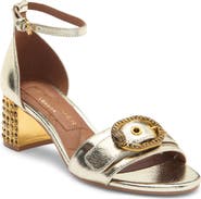 Kurt Geiger London Mayfair Eagle Block Heel Sandal