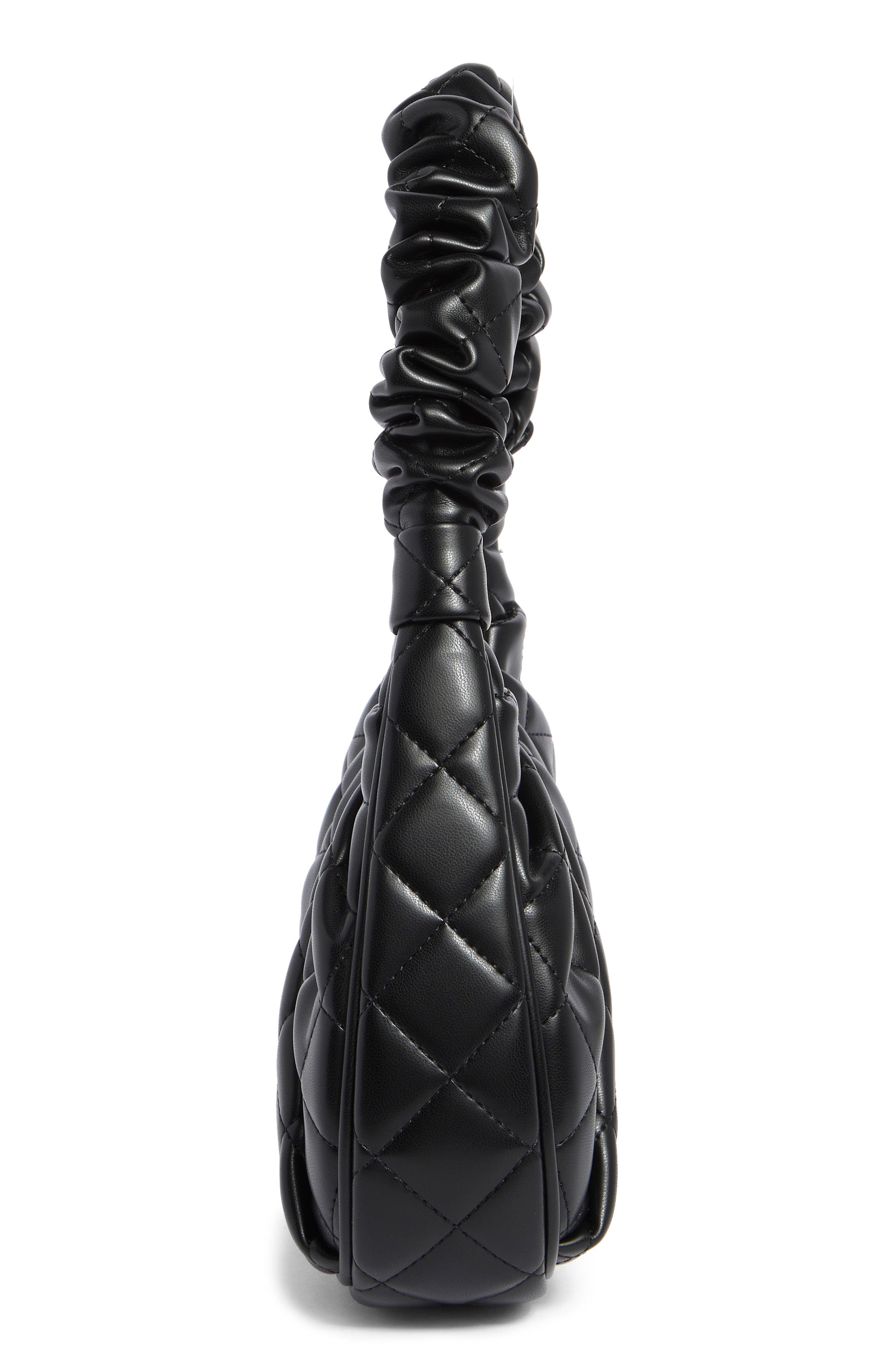 JW PEI Gabbi Rhombus Ruched Quilted Faux Leather Handbag, Alternate, color, 