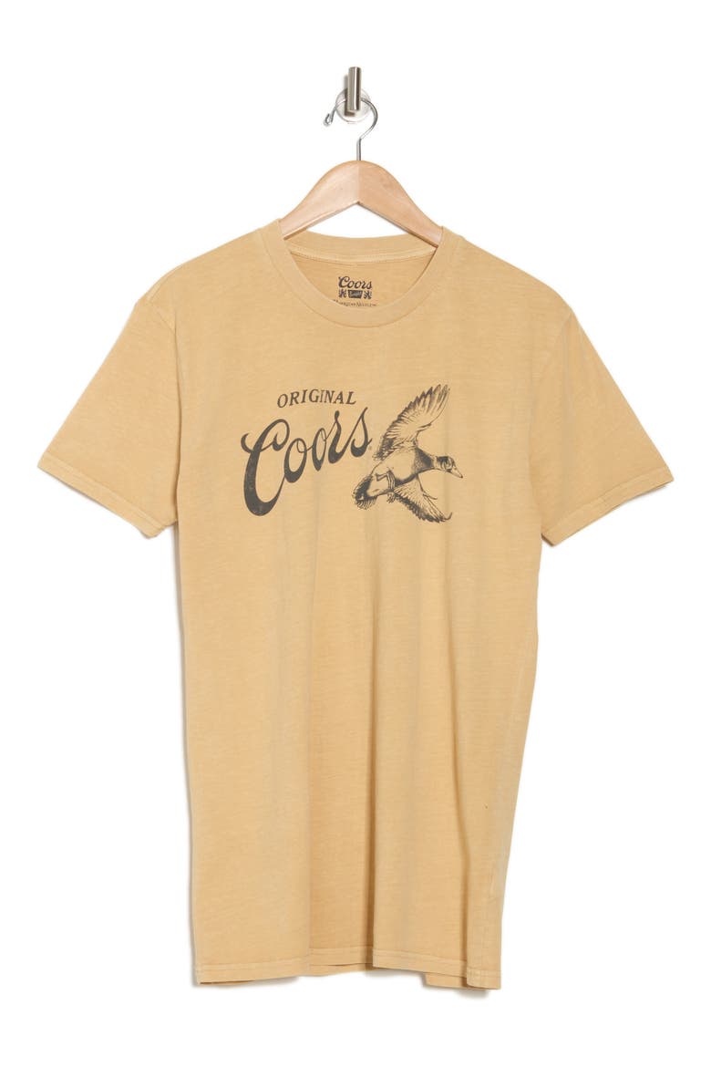 Coors Graphic Print T-Shirt, Alternate, color, GOLDEN TAN