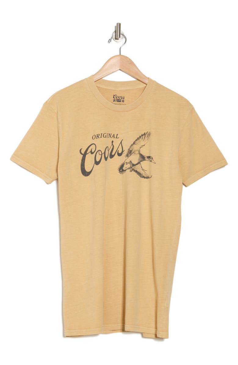 American Needle Coors Graphic Print T-Shirt, Alternate, color, Golden Tan