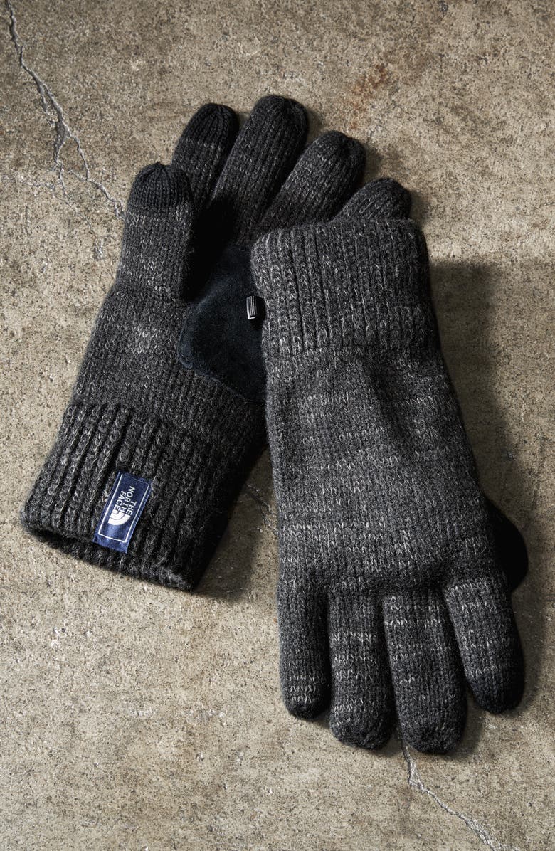 The North Face Etip Salty Dog Knit Tech Gloves, Alternate, color, 