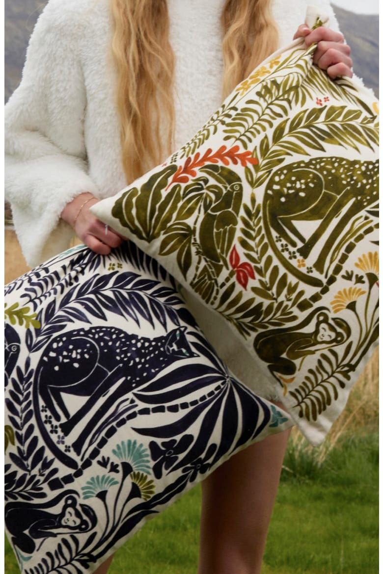 Kenya Accent Pillow, Alternate, color, BARITONE BLUE