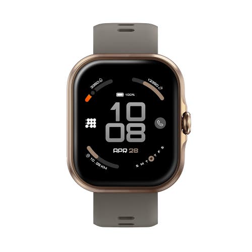 Cubitt Viva Lite Smartwatch With Built-in Gps, 1.85 Inches Amoled Display In Brown