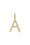  Gold Vermeil Initial A