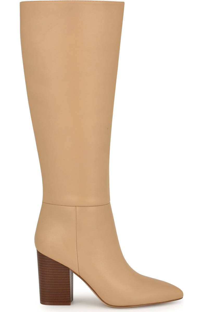 Nine West Peachey Pointed Toe Knee High Boot, Alternate, color, Lna01